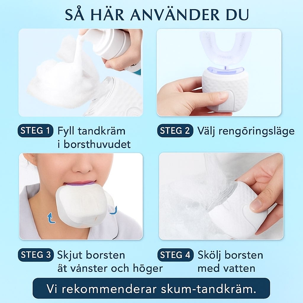 Nordelly SmartClean  Automatisk Tandborste